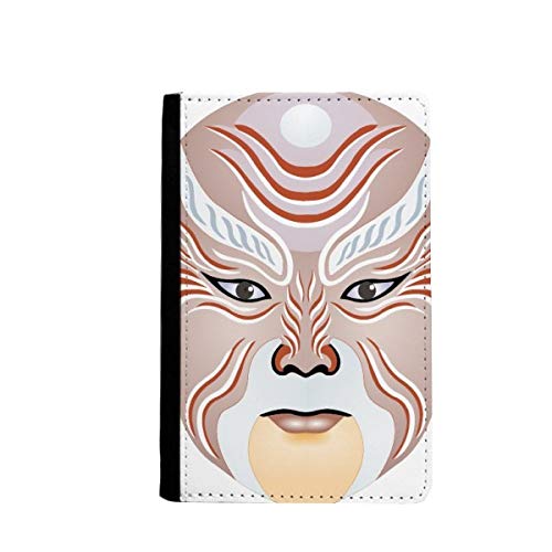Porte-passeport Peking Opera Mask Weishuihe coloré protège document voyage