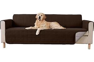 Gorilla Grip Patented Waterproof Microsuede Couch Cover in Brown