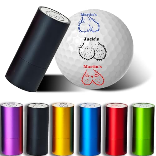 Golf Ball Marker Personalized - Funny Body Part Golfing Stamp Customized Gift for Golfers Dads Clubs Retirement Custom Golf Stamper for Fathers Day Christmas & Birthday (Funny Body Part)