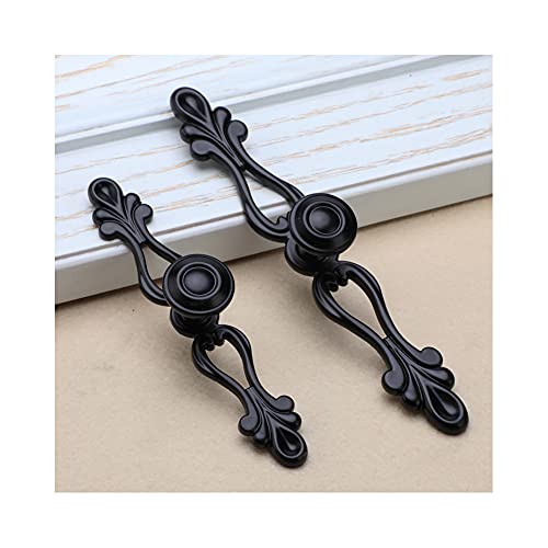 XAXIAOZ 2 Tiradores Vintage para Puerta de Muebles, Tiradores para cajones de Armario, de aleación de Zinc y Bronce, para decoración del hogar, con Tornillos, Color marrón, 173 m