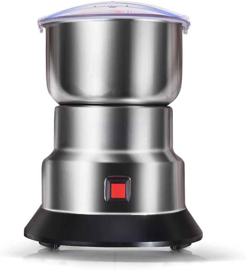 150G Electric Grain Mills Grinder Powder Portable High Speed Pulverizer Powder Machine Stainless Steel Coffee Grinder for Bean Seed Nut Spice Herb Pepper Cereal Wheat (