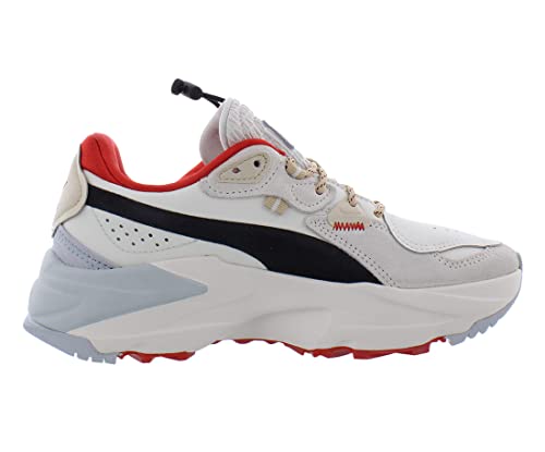 PUMA Women's Orkid Retro Grade Sneakers, Vaporous Grey-Burnt Red, 9 Medium US3