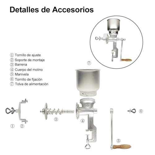 Catálogo de Molinillos para grano comprados en linea. 27 Imagen adicional