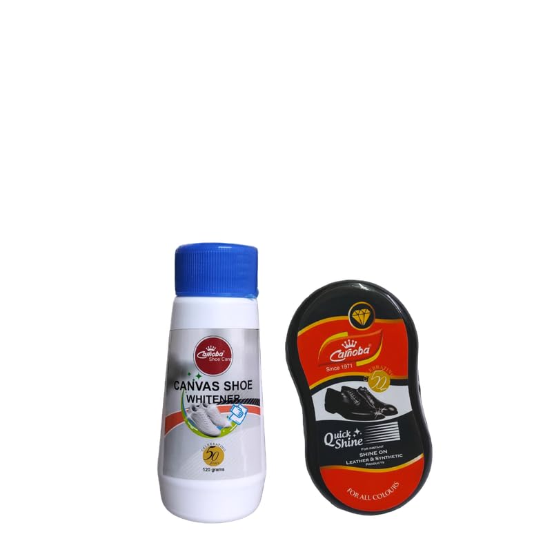 Carnoba Quick Shine Canvas Shoe Whitener 120.ml for Instant Shine and In-Depth Care of All Shoes (B0CVN9WV41) Amazon Price History, Amazon Price Tracker