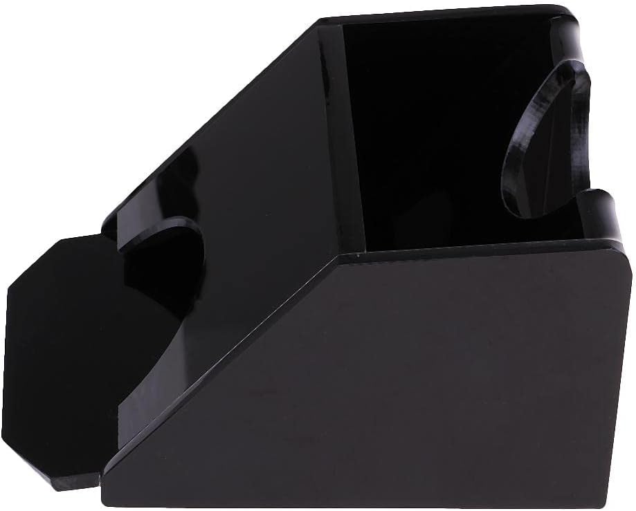 Casino-Grade 1-Deck Blackjack Dealer Shoe Black Acrylic for Family Poker & Party Card Games. Compact 5.24 x 4.06 x 2.76inch Size. & Casino Equipment