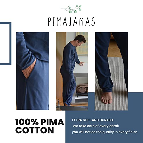 Pajamas Pants Men - Set Peruvian Pima Cotton Lounge Set - Pajamas for Men3