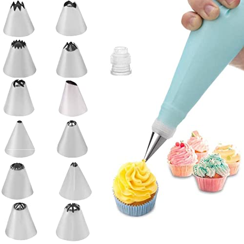 Duyas Para Decorar Pasteles Misula 8 Pcs Cake Decorating Set, Silicone