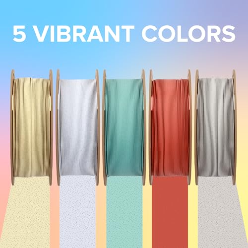 Image of Polymaker Panchroma Marble PLA Filament, Marble Sandstone 1.75mm 1kg 3D Printing Filament, 3D Printer PLA Filament, Fit Most FDM 3D Printers, 1kg Spool (2.2lbs)