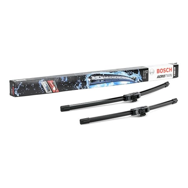 Image of BOSCH 3397007654 AeroTwin Wiper Blade Combo Pack - Set of 2 (24 inch & 19 inch) | Driver and Passenger Side Original Equipment Replacement Blades