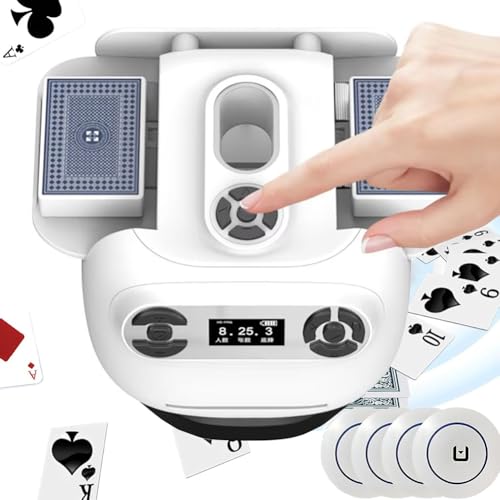 Machine de distribution et de mélange de cartes rechargeable avec 4 boutons - 2