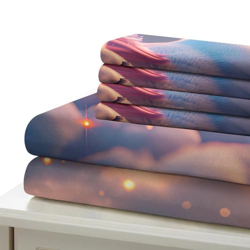 Linge de lit respirant licorne pour stopper la transpiration