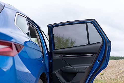 Sonnenschutz-Blenden Für Skoda Fabia III Combi (ab 2/2015) – 2-teiliges Set Für Hintere Seitenscheiben