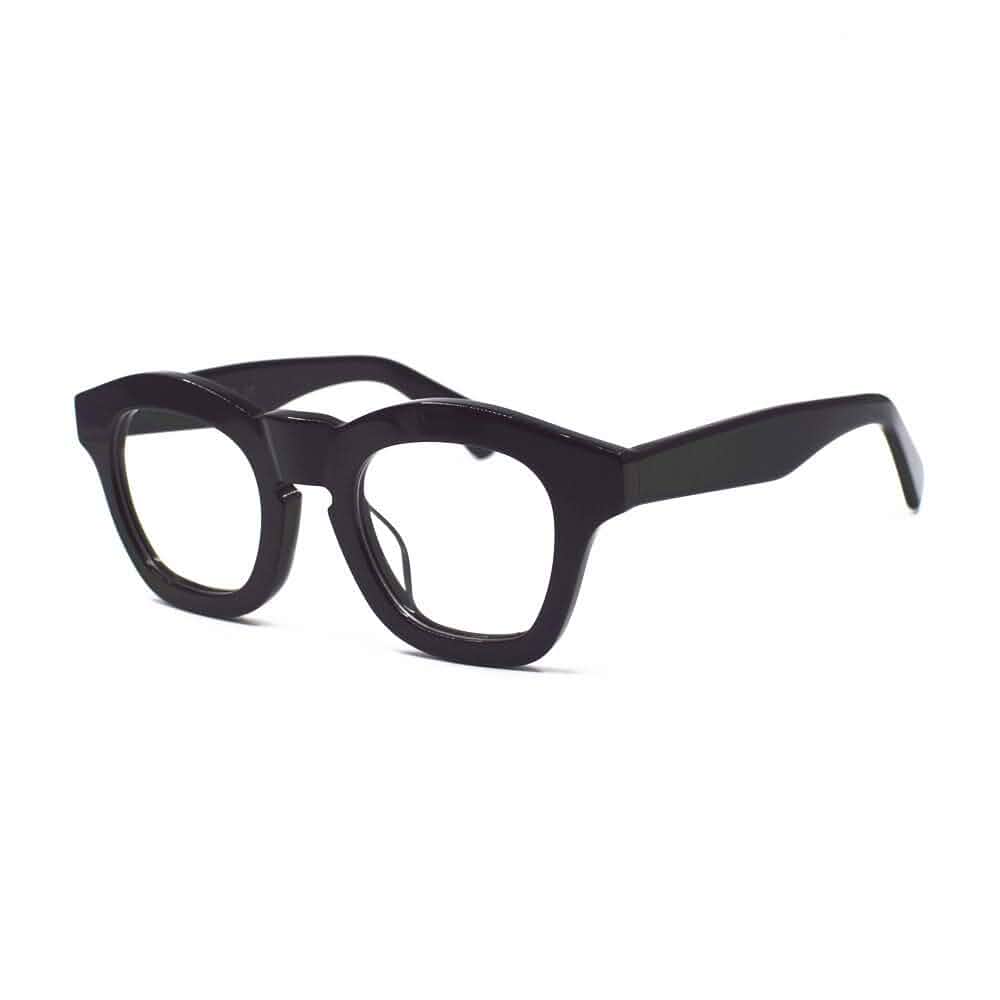 BETSION Japan Handmade Italy Acetate Eyeglass Frames clear lens Glasses Medium Full Rim 1960's