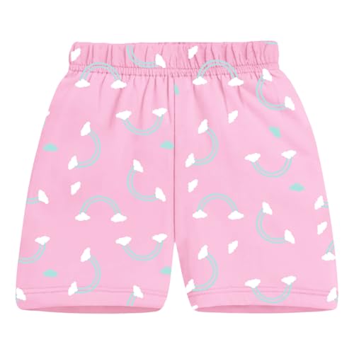 Image of Trampoline Girls Pack of 2 T-Shirt and Shorts Set | Unicorn & Ocean Print