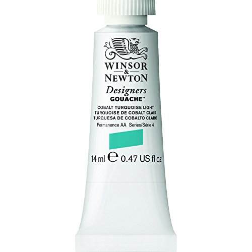 Winsor & Newton Series 4 14ml Tube Designers' Gouache - Cobalt Turquoise Light