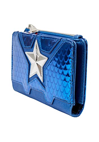 Loungefly Marvel Shine Captain America Faux Leather Wallet2
