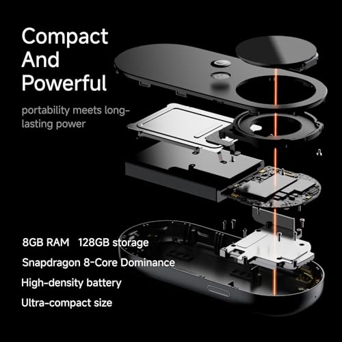 Image of INAIR Pod (Fan Version Active Cooling), Portable Spatial Station, AR Glasses Adapter for 6-Screen Expansion & PC Streaming, 3DoF Hovering, Supports XREAL, VITURE, RayNeo, Rokid and 3D Projectors