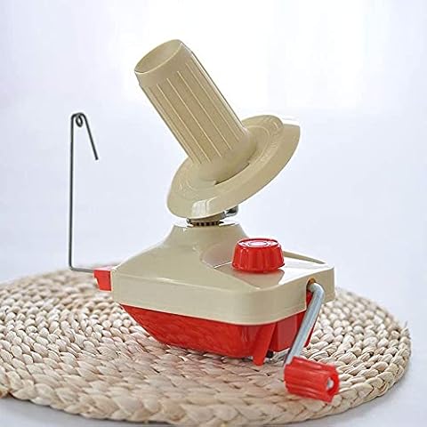 Yarn Winder, Knitting Yarn Ball Winder,Knitting Wool Winder Holder, Swift Table Top Hand Operated Winder,Manual Wool Yarn Cone Ball Winder - 180x135x100mm Cover