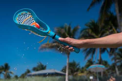 Waboba Mini Water Lacrosse Set Fun for Beach Games & Pool Games - Comes with a Original Water Bouncing Ball - Compact Size for Travel - Thumbnail 4