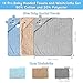 14 PCS Thicken Baby Towels Set, 3 PCS Soft Hooded Baby Towels & 11 PCS Washcloths, Baby Bath Towels for Newborns, Infants & Toddlers, Ultra Absorbent, Cute Baby Towel Gift for Boys