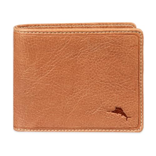 Image of Tommy Bahama Men's Crunch Leather Slimfold Wallet