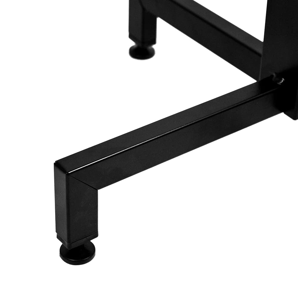 Table bistrot Icub de Pied Central Plateau carré Industriel Vintage 60x60x75h cm Metal Noir