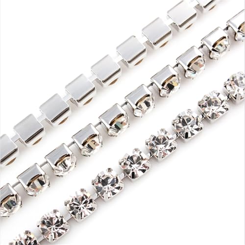 Chaîne strass cristal couture accessoires chaussures artisanat SS18 - 6