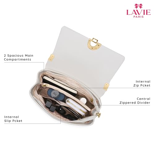 Image of LAVIE PARIS Women's Quincy Medium Flap Crossbody Sling Bag | Ladies Purse Handbag | Gift for Women