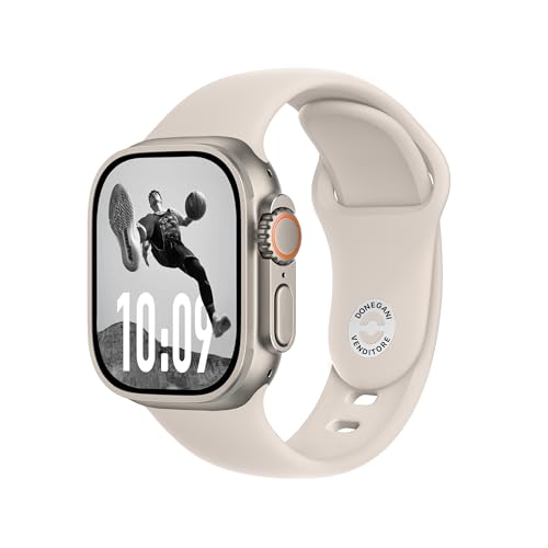Bracelet silicone Apple Watch par SB PRO - Modèle Starlight sport et mixte pour iWatch toutes séries