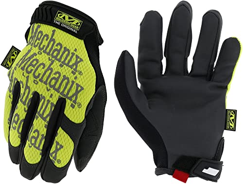 Mechanix Wear - Hi-Viz Original Work Handschuhe (Large, Fluoreszierend Gelb)