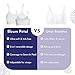 Bleuet Bleum Petal Padded Bra – Seamless Reversible First Bra for Teens & Tweens | Sewn-in Pads, Adjustable Straps, Ultra Soft & Tag-Free Comfort White