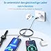 Multi Ladekabel 4 in 1 für apple watch Ladegerät, 1.2M Universal Nylon Kabel, SchnellLadekabel Mit USB-A und USB-C Mehrfach für iPhone 16/15/14/13/12/11/iPad/Airp... Serien