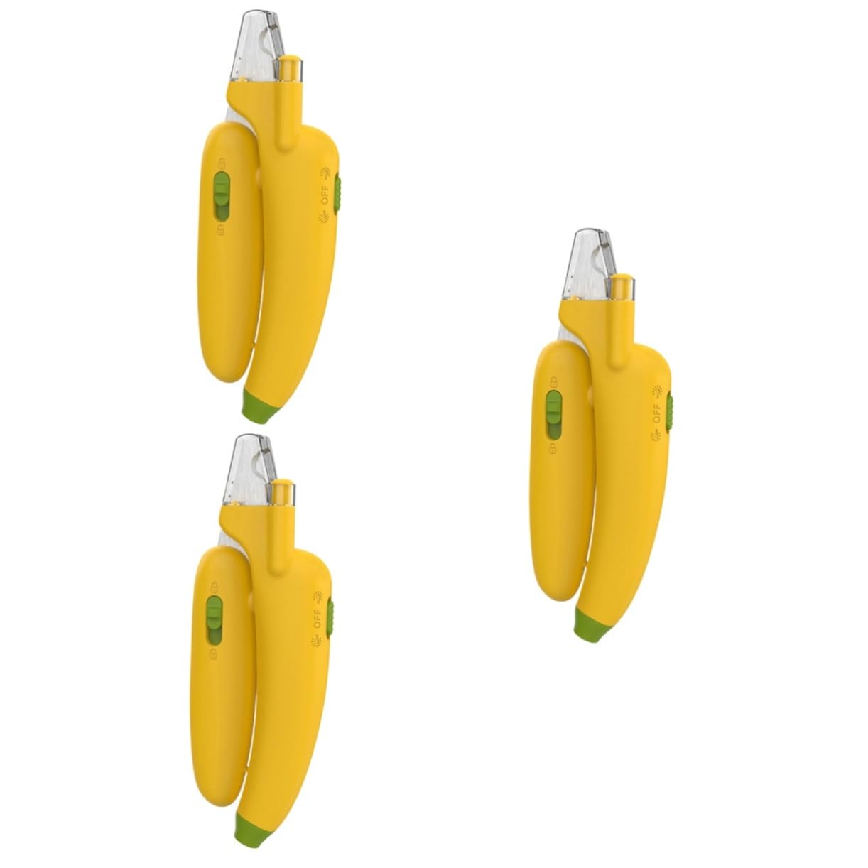 BESPORTBLE Coupe- pour Animaux De Compagnie 3 Pièces Ciseaux Lumineux À LED pour Chiens Et Chats Kit De Toilettage pour Animaux De Compagnie