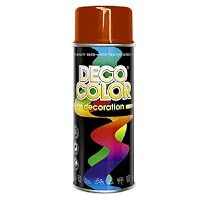 Deco Color 12er Sparpack Lackspray - 400ml, Schwarz Matt RAL 9005