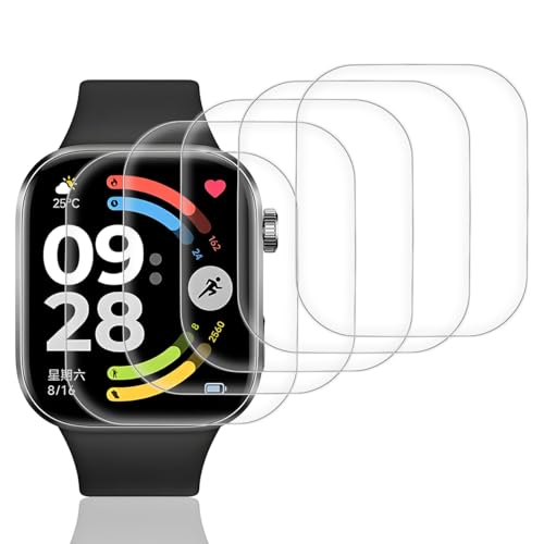 �y5���Z�b�g�z �p Redmi Watch 6 �ی�t�B���� �ی�J�o�[ �Ή� �V���I�~ �X�}�[�g�E�H�b�` Redmi Watch 6 �t�B���� �P�[�X TPU�� �J�o�[ 24���Ԏ����C���Z�p �Ή� RedmiWatch6 �t���ی�t�B���� �����ߗ� �S��