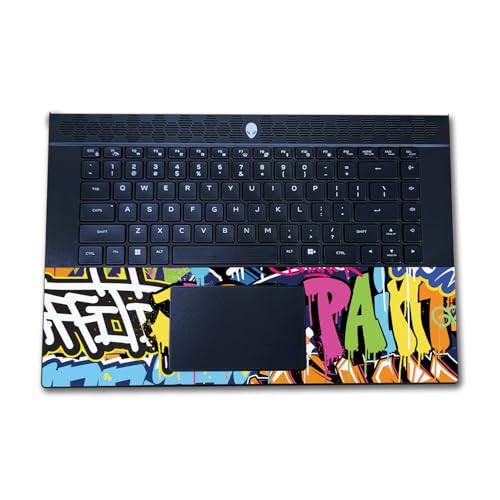 Image of Laptop Skin Compatible with Alienware M16 R2 (2024) - Just Paint - Premium 3M Vinyl Protective Wrap Decal Cover - Easy to Apply | Crafted in The USA by MightySkins