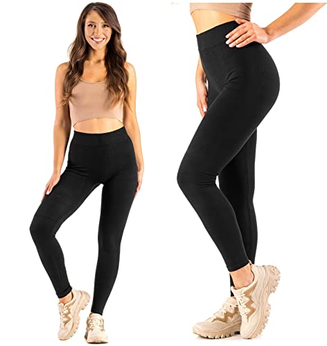 Futuro Fashion Leggings a Vita Alta da Donna