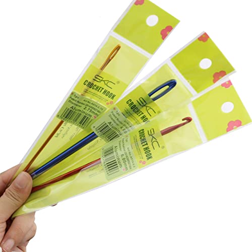 Nx Garden Crochet Hook 3Pcs Afghan Tunisian Aluminium Crochet Hook Knitting Needle With Eye For Sewing Accessories #TOP1