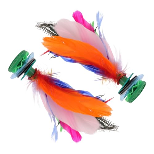 ERINGOGO Sporting Supplies 2pcs Exercise Kick Shuttlecock Traditional Chinese Toy for Fitness and Coordination Improvement