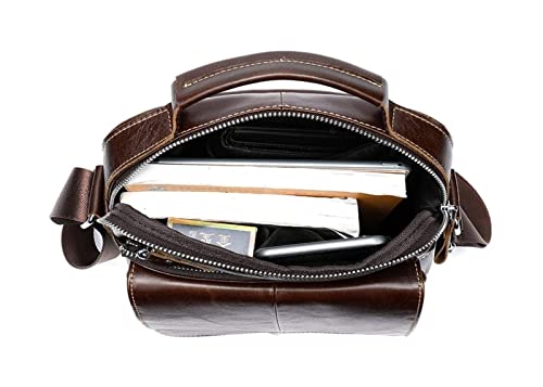 Small Messenger Bag for Men Vintage Handbag, Tablet Carrying Case Crossbody Handbag Vintage Leather4