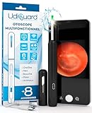 🦻 Otoscope numérique multifonction avec batterie rechargeable de 130mAh pour le nettoyage des oreilles couleur noir