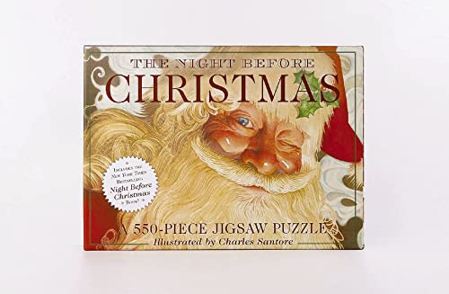 The Night Before Christmas: 550-Piece Jigsaw Puzzle and Book: A 550-Piece Family Jigsaw Puzzle Featuring The Night Before Christmas! – vue 3