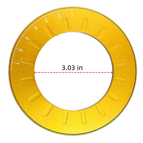 Szliyands Circle Drawing Maker, Adjustable Rotary Circle Template Measuring & Drawing Ruler, Aluminum Alloy + Stainless Steel Drafting Ruler Measurement Tool For Circles #TOP3