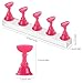 Etercycle Nail Stand Acrylic Nail Art Display Stand Practice Nail Holder for Painting Nails Magnetic Practice Stands with Double-sided Tape For Home DIY Salon Supplies (Rose pink)