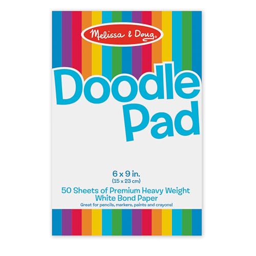 Bloc de feuilles de papier Melissa & Doug pour gribouiller 15x23 cm