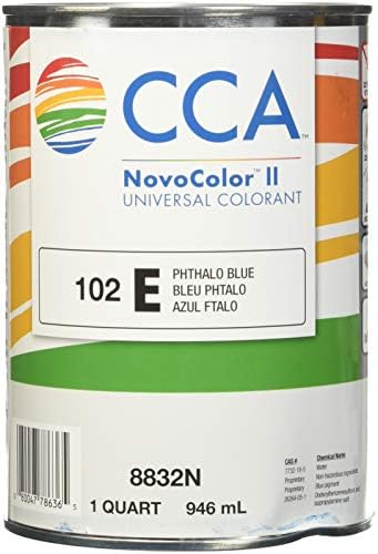 Valspar 211424 Novo Ii Universal Colorant, 1 Qt, E-Phthalo Blue, Bule