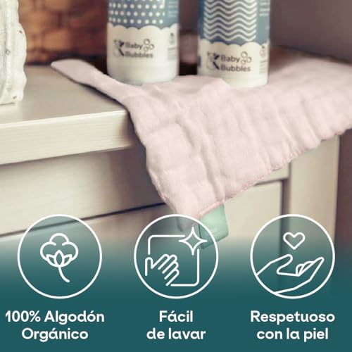 KOALA BABYCARE – Musselinas Bebé Algodão 30×30 – Pacote com 6 Unidades – Musselinas de algodão para recém-nascidos
