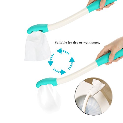 Bottom Wiper, Long Handle Reach Comfort Holder Toilet Paper Tissue Grip Self Wipe Aid Helper #TOP1