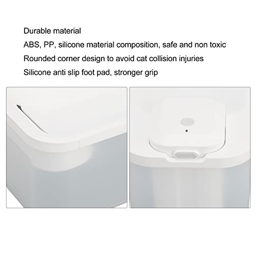 Fuente automática de agua para gatos y perros con batería miniatura 3