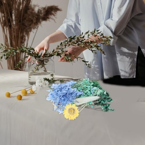 Flores secas prensadas naturales para manualidades miniatura 6